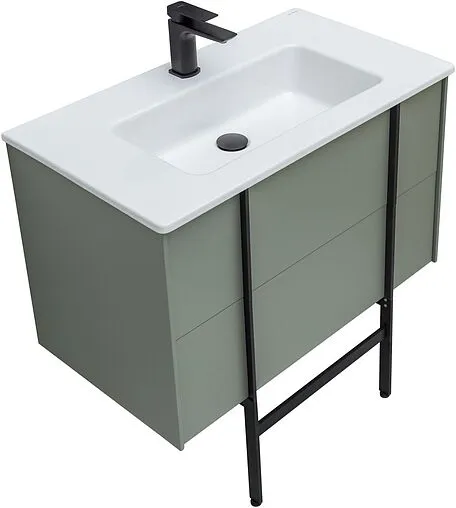 Тумба под умывальник подвесная Allen Brau Reality 80 олива 1.32005.CGM