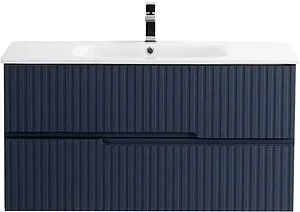 Тумба-умывальник подвесная Cezares Duet 80 Grafito DUET-800-2C-SO-GR-P+CZR-NAT-80-LVB, 1