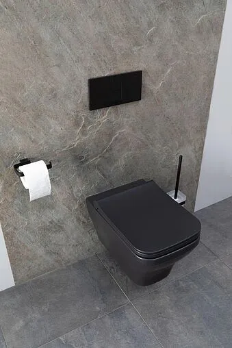 Унитаз подвесной безободковый Allen Brau Infinity черный матовый 4.21011.31