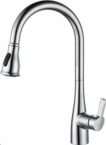 Смеситель для кухни с выдвижным изливом D&K Rhein Schiller хром DA1462501 Смеситель для кухни с выдвижным изливом D&K Rhein Schiller хром DA1462501, 1