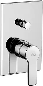 Смеситель для ванны скрытого монтажа Paffoni West хром WS015CR Смеситель для ванны скрытого монтажа Paffoni West хром WS015CR, 1