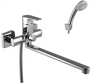 Смеситель для ванны с длинным изливом Lemark plus Factor хром LM1651C Смеситель для ванны с длинным изливом Lemark plus Factor хром LM1651C, 1