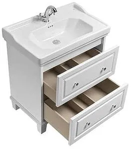 Тумба-умывальник напольная Roca Carmen 80 белый матовый ZRU9307845+3270A0000, 5