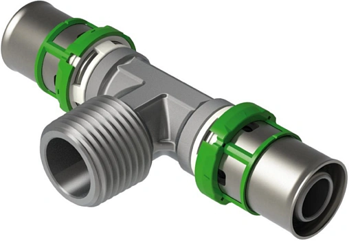 Тройник пресс переходной 32мм x 1"н x 32мм Comap MultiSkin 7132GW32132 Тройник пресс переходной 32мм x 1"н x 32мм Comap MultiSkin 7132GW32132