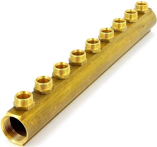 Коллектор распределительный проходной 9 отводов 1¼&quot;в/в x ¾&quot;ек Tiemme 1970061