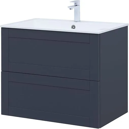 Тумба-умывальник подвесная Aquanet Терра 80 маренго 00313245+