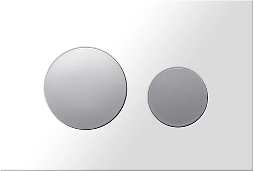 Клавиша смыва для унитаза TECEloop Modular кнопки/хром глянцевый, стекло на выбор