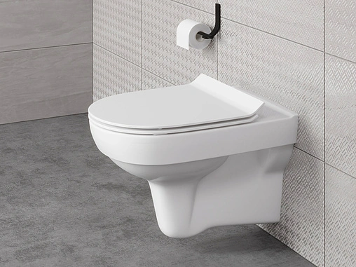 Унитаз подвесной безободковый Cersanit City New Clean On белый S-MZ-CITY-COn-S-DL-w