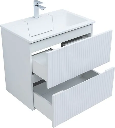 Тумба-умывальник Aquanet Джейн 70 белый матовый 00313285+