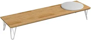 Лавка Isvea Supra 150 массив дуба 27SP8003150I, 1