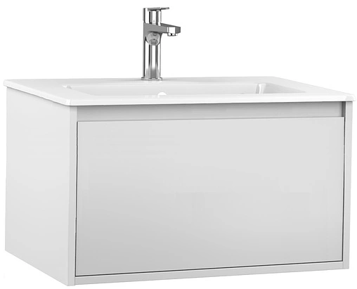 Тумба-умывальник подвесная ISVEA Pro 70 белый 21MGS001071I+10SL50071SV