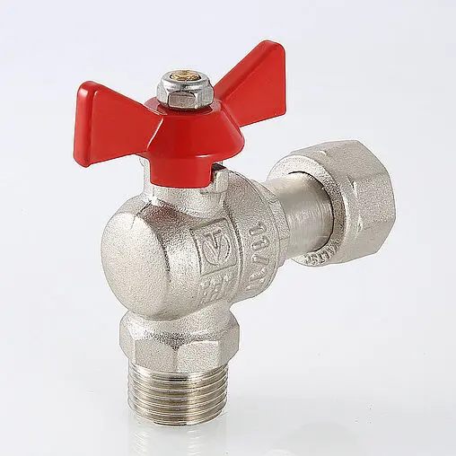 Кран шаровый с накидной гайкой угловой 1&quot;н x 1&quot;нг Valtec Base VT.267.N.0606