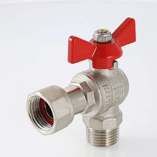 Кран шаровый с накидной гайкой угловой 1&quot;н x 1&quot;нг Valtec Base VT.267.N.0606