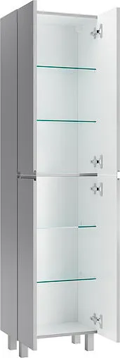 Шкаф-пенал напольный Домино Graffo 50 светло-серый DGr2424P