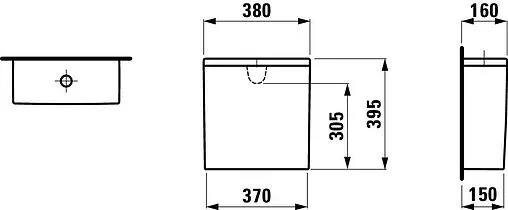 Бачок для унитаза Laufen Kartell белый 8.2933.1.000.871.1