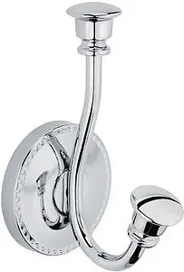 Крючок двойной Fixsen Adele хром FX-55005, 1