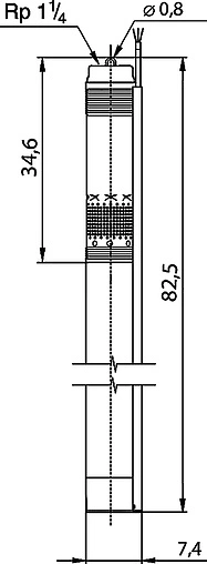 Насос скважинный центробежный 3" Grundfos SQ 2-85 96524444 Насос скважинный центробежный 3" Grundfos SQ 2-85 96524444
