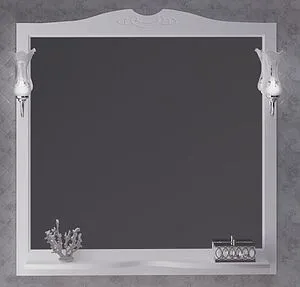 Зеркало Opadiris Валери 105 белый 00-00007037, 1