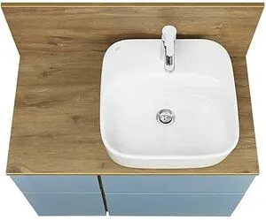 Тумба-умывальник подвесная Aquaton Мишель 100 фьорд/дуб рустикальный 1A2569K0MIDR0, 3