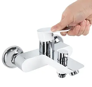 Смеситель для ванны IDDIS Cloud белый/хром CLOSB02i02WA Смеситель для ванны IDDIS Cloud белый/хром CLOSB02i02WA, 4