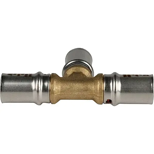 Тройник пресс соединительный 16мм x 16мм x 16мм Stout SFP-0006-161616