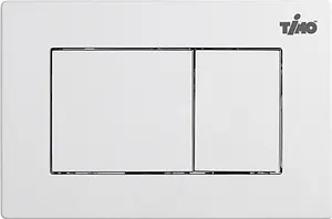 Клавиша смыва для унитаза Timo Reko FP-004W белый глянцевый Клавиша смыва для унитаза Timo Reko FP-004W белый глянцевый, 1