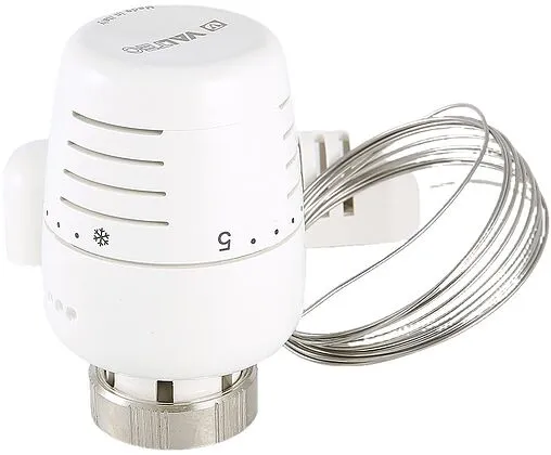 Головка термостатическая с выносным настенным датчиком М30x1.5 Valtec белый VT.5010.0.0 Головка термостатическая с выносным настенным датчиком М30x1.5 Valtec белый VT.5010.0.0