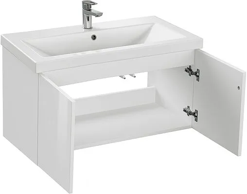 Тумба-умывальник подвесная Cersanit Colour 80 белый 64259+