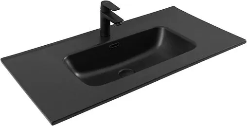 Раковина Aquanet Flat 90 черный матовый 00329256
