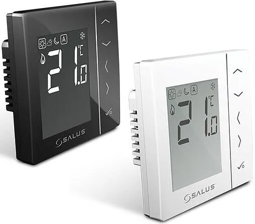Проводной комнатный терморегулятор НО/НЗ 230В Salus EXPERT NSB черный VS35B