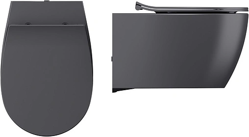 Унитаз подвесной безободковый ISVEA Sentimenti Neo антрацит 10AR02010-2C