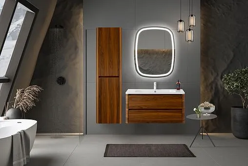 Шкаф-пенал подвесной Cezares Relax 40 дуб карамельный RELAX-1500-2A-SO-RC-P