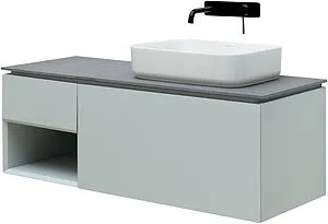 Тумба под умывальник подвесная Allen Brau Infinity 120 R папирус 1.21008.PWM, 4