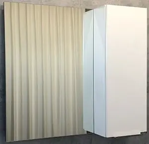 Шкаф-зеркало Comforty Бруклин 90 сосна белая 00-00001208CF, 1