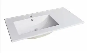 Тумба-умывальник подвесная Comforty Ганновер 90 дуб дымчатый/белый Тумба-умывальник подвесная Comforty Ганновер 90 дуб дымчатый/белый, 3