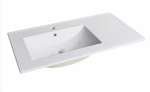 Тумба-умывальник подвесная Comforty Ганновер 90 дуб дымчатый/белый