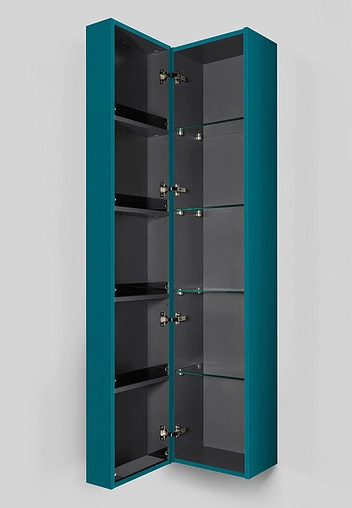Шкаф-пенал подвесной Am.Pm Spirit V2.0 35 L кобальтовый глянец M70ACHL0356PG