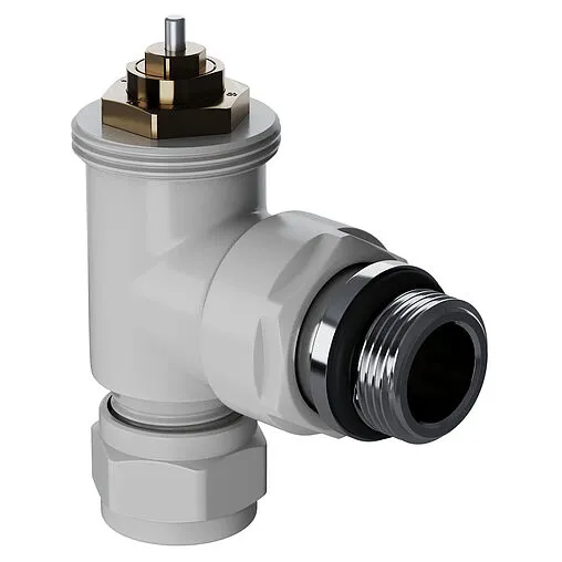 Комплект вентилей терморегулирующих угловых 15x1.0 x ½"н Royal Thermo Design Pro белый RATVXU11215WH