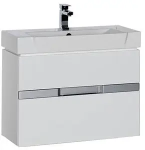 Тумба-умывальник Aquanet Виго 80 белый 00183405+00170591 Тумба-умывальник Aquanet Виго 80 белый 00183405+00170591, 1