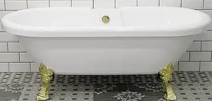 Ванна акриловая отдельностоящая Radomir Леонесса 175х80 на ножках "лилия" золото 1-01-3-0-9-138 Ванна акриловая отдельностоящая Radomir Леонесса 175х80 на ножках "лилия" золото 1-01-3-0-9-138, 1