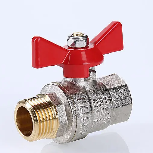 Кран шаровый ½&quot;в x ½&quot;н Valtec Base VT.218.N.04