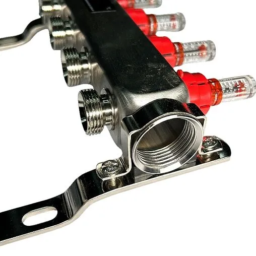 Группа коллекторная с расходомерами 3 отвода 1&quot;в/в x ¾&quot;ек Uni-fitt TECHNO 450W4303