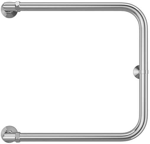 Полотенцесушитель водяной Terminus П-образный AISI 1&quot; БШ 500х500 полированная сталь 4620768881596