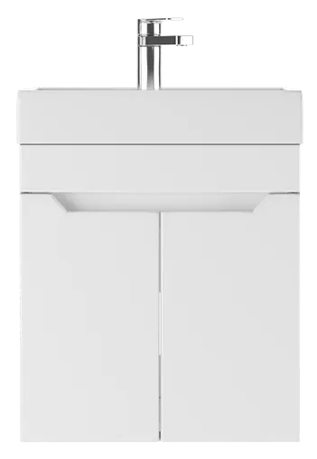 Тумба под умывальник подвесной Айсберг Мечта 50 белый DM2302T