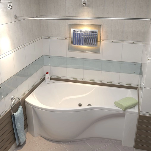 Панель для ванны фронтальная правая Bas Капри 170 R белый Э 00016