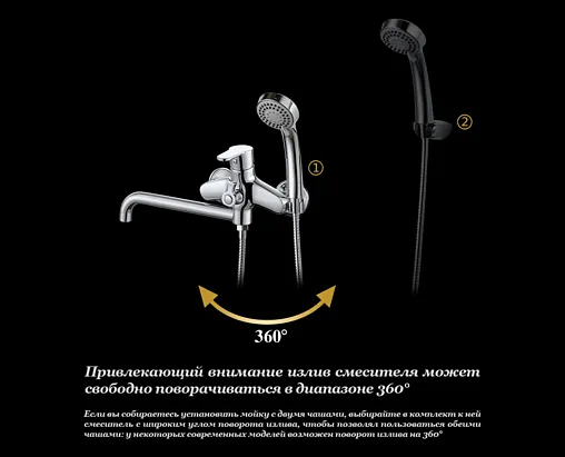 Смеситель для ванны с длинным изливом D&K Rhein Marx хром DA1393301 Смеситель для ванны с длинным изливом D&K Rhein Marx хром DA1393301