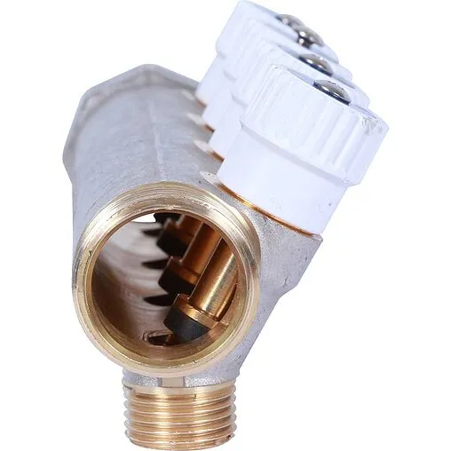 Коллектор регулирующий проходной 4 отвода 1"в/н x ½"н Stout SMB 6852 011204 Коллектор регулирующий проходной 4 отвода 1"в/н x ½"н Stout SMB 6852 011204