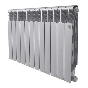 Радиатор биметаллический 12 секций Royal Thermo Revolution Bimetall 500 2.0 Silver Satin RTRBSS250012 Радиатор биметаллический 12 секций Royal Thermo Revolution Bimetall 500 2.0 Silver Satin RTRBSS250012, 1