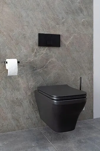 Унитаз подвесной безободковый Allen Brau Infinity черный матовый 4.21011.31