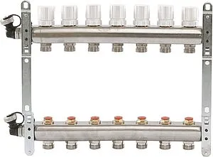Группа коллекторная распределительная 7 отводов 1"в/в x ¾"ек Uni-fitt 451I4307 Группа коллекторная распределительная 7 отводов 1"в/в x ¾"ек Uni-fitt 451I4307, 5